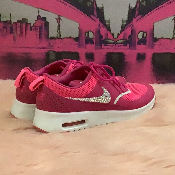 Nike Air Max Thea with Swarovski crystals. Sz 7.5 - Picture 7 of 16
